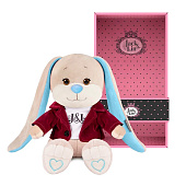 Мягкая игрушка Jack&Lin, зайчик Жак в бархатном пиджаке с футболкой, 25 см Мягкая игрушка Jack&Lin, зайчик Жак в бархатном пиджаке с футболкой, 25 см