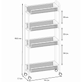 Этажерка Ладья 14К, черный Этажерка Ладья 14К, черный