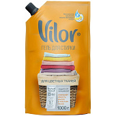  Гель для стирки VILOR для стирки цветных тканей (дой-пак) 1000мл Арт.3228 