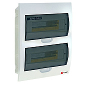 Щит распред. встраиваемый ЩРВ-П-24 300х350х100мм, 24 модулей, IP40, EKF Щит распред. встраиваемый ЩРВ-П-24 300х350х100мм, 24 модулей, IP40, EKF