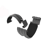 Соединитель желоба 125 х90 OSNO (RAL7024) Соединитель желоба 125 х90 OSNO (RAL7024)