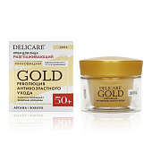  Крем для лица Delicare Gold 50+ 50мл дневной 