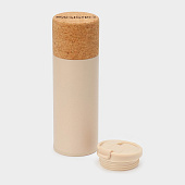 Бутылка для воды пробковая Magistro, 450 мл,цвет бежевый 9951496 Бутылка для воды пробковая Magistro, 450 мл,цвет бежевый 9951496