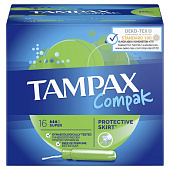 Тампоны TAMPAX Compak Super Duo 16шт Препаков. Коробка