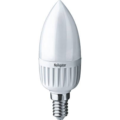  Лампа LED 5Вт Е14 свеча 4000К/Navigator NLL-P-C37 