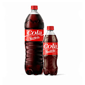 Напиток безалкогольный сильногазированный "Кола" Бочкари ("Cola" Bochkari), PET-бутылка 0,5 л