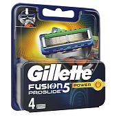Сменные кассеты для бритья GILLETTE FUSION ProGlide Power 4шт Сменные кассеты для бритья GILLETTE FUSION ProGlide Power 4шт
