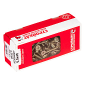  Саморезы универсальные желтые ШУж 6,0х40мм, потайная голова, 100шт 