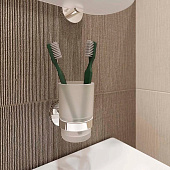  Подстаканник одинарный Sena матовое стекло сплав металлов SENSSG1i45 Iddis 