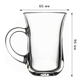  Кружка Pasabahce Tea&Coffee 145 мл 1053848/55411SL 