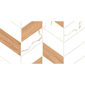 Плитка  50х25 Marmaris белый геометрия GT128VG /Global Tile (1,375м2)
