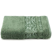 Полотенце 70х140 махровое DAMASK хлопок зеленый Полотенце 70х140 махровое DAMASK хлопок зеленый