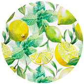 Набор бумажных тарелок 6 шт. "Лимоны" (d=180 мм) Набор бумажных тарелок 6 шт. "Лимоны" (d=180 мм)