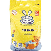 Стиральный порошок для детского белья Ушастый нянь 2,4кг Стиральный порошок для детского белья Ушастый нянь 2,4кг