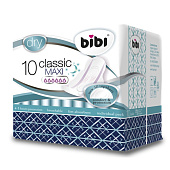 Гигиенические прокладки BiBi Maxi Dry Классик для критических дней 10шт. Гигиенические прокладки BiBi Maxi Dry Классик для критических дней 10шт.