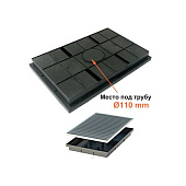Поддон придверный пластиковый Gidrolica Step Pro 400x600x64мм