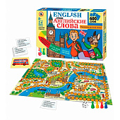  Игра настольная Викторина для всей семьи English Учим английские слова, 03375 