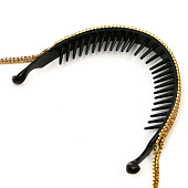  Зажим для волос жемчужный со стразами арт. 507 