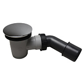  Сифон для душевого поддона WIRQUIN "Tourbillon" D50-40/50 черный матовый 2 крышки 30724776 