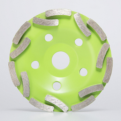  Чашка алмазная зачистная 125мм, двухрядная, Сибртех 