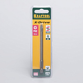 Биты Phillips. 100мм,тип хвостовика Е 1/4", 1 шт. в блистере РН2/Kraftool EXPERT Биты Phillips. 100мм,тип хвостовика Е 1/4", 1 шт. в блистере РН2/Kraftool EXPERT