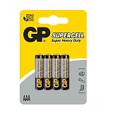 Батарейка LR03, 4шт, AAA, GP SUPER CELL Батарейка LR03, 4шт, AAA, GP SUPER CELL