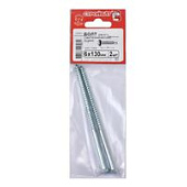  Болт сантехнический оцинк. DIN 571  6х130 (2 шт) 