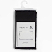  Наволочка Этель 50х70, цв.черный, 100% хлопок, поплин 125г/м2 9241757 