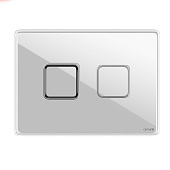 Клавиша смыва для инсталляции Aqua 50 Accento пневматическая стекло белый Cersanit Клавиша смыва для инсталляции Aqua 50 Accento пневматическая стекло белый Cersanit