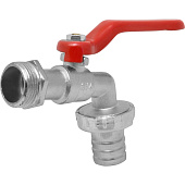 Кран шар водоразборный со штуцером 3/4" ручка Кран шар водоразборный со штуцером 3/4" ручка