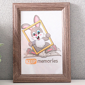 Фоторамка 10х15 для фото мокко (пластиковый экран) 7490098 Фоторамка 10х15 для фото мокко (пластиковый экран) 7490098