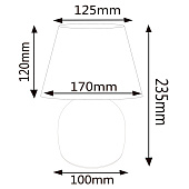 Светильник настольный B304 40Вт Е14 черный /Uniel Светильник настольный B304 40Вт Е14 черный /Uniel