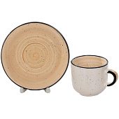  Набор чайный (чашка 260мл + блюдце 150мм) Бриз Пальмира 191-27048 