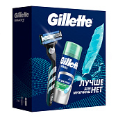 Подарочный набор GILLETTE MACH3 Бритва с 1 сменной кассетой+GILLETTE Series Гель для бритья Алоэ 75мл Подарочный набор GILLETTE MACH3 Бритва с 1 сменной кассетой+GILLETTE Series Гель для бритья Алоэ 75мл