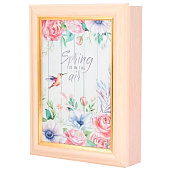  Ключница настенная «Колибри», панно декоративное, молочный дуб 15?21 см 4427732 