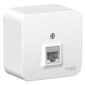 Розетка компьютерная ОП BLANCA RJ45 изол. пласт. бел. SchE BLNIA045001