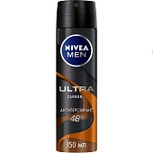  Дезодорант спрей Nivea Deo муж Ultra Carbon 150мл 