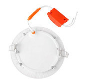  Светильник точечный встраиваемый LED PPL-R 12Вт 6500К круг ультратонк (d170х20/монтажн d160) /Jazzway 