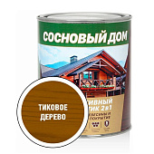 Антисептик СОСНОВЫЙ ДОМ тиковое дерево 0,8л Антисептик СОСНОВЫЙ ДОМ тиковое дерево 0,8л