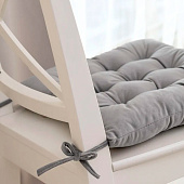 Подушка на стул 40х40 Идея светло-серый Подушка на стул 40х40 Идея светло-серый