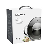Кастрюля со стеклянной крышкой, 18 см, 2 л, NADOBA, LINDA 796013 Кастрюля со стеклянной крышкой, 18 см, 2 л, NADOBA, LINDA 796013