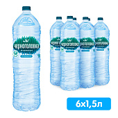  Вода "Черноголовка" 1,5л пэт газ 
