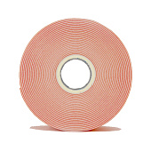 Лента клейкая 40ммх5м ABRO двусторонняя на вспененной PE основе белая Премиум Лента клейкая 40ммх5м ABRO двусторонняя на вспененной PE основе белая Премиум