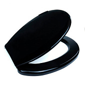 Сиденье для унитаза Стандарт Н чёрное Сиденье для унитаза Стандарт Н чёрное
