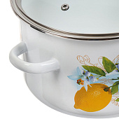 Кастрюля СтальЭмаль Лимоны 4,0 л 1MD201S Кастрюля СтальЭмаль Лимоны 4,0 л 1MD201S