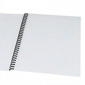 Тетрадь А5 48л гребень клетка картонная обложка Большие пушистики, 48-6493 Тетрадь А5 48л гребень клетка картонная обложка Большие пушистики, 48-6493