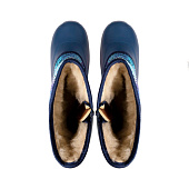 Сапоги женские "Флер", Одуванчики синий, СП-253, размер 38-39 Сапоги женские "Флер", Одуванчики синий, СП-253, размер 38-39