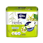 Гигиенические прокладки Bella Herbs tilia komfort softiplait по 10 шт.1-й класс с экстр.лип. цвета