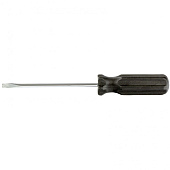 Отвертка SL3х75мм, углеродистая сталь, черная пластиковая рукоятка, Sparta Отвертка SL3х75мм, углеродистая сталь, черная пластиковая рукоятка, Sparta