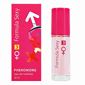 Туалетная вода с феромонами Formula Sexy №3 женская, 30 мл Delta Parfum